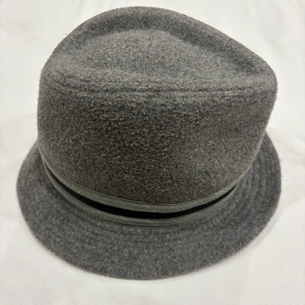 Disneyland Mickey Mouse Wool Felt Gray Fedora Hat Adult - Picture 3 of 6